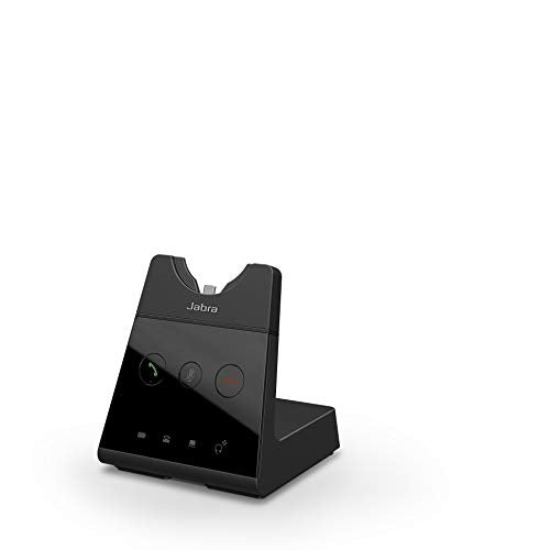 Cisco Compatible Jabra Engage 65 Wireless Headset Bundle with EHS Adapter | Cisco IP-Phones, Jabber, Spark, Finesse, CIPC, CUPC, CUCILync, PC/MAC, USB, Bluetooth (Stereo - EHS - Cloth)