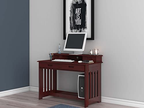 Discovery World Furniture Merlot Desk, Hutch, and Chair