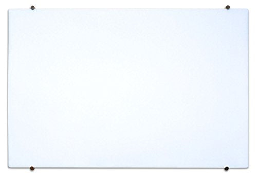 Offex 60"W x 40"H Magnetic Wall Mounted Glass Board