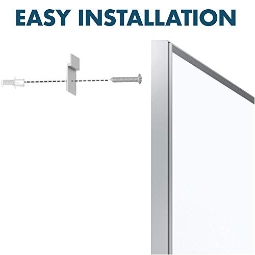 Quartet Whiteboard/Dry Erase Board, Magnetic, 6'x4', Fusion Nano-Clean, Silver Aluminum Frame (NA7248F)