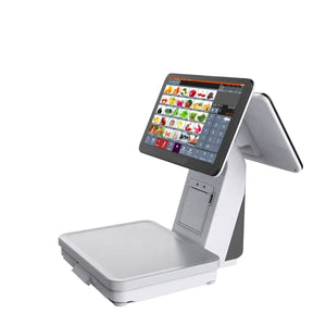 ANYSCALE All-in-One Touch Screen POS Scale System with Receipt Printer - SET01