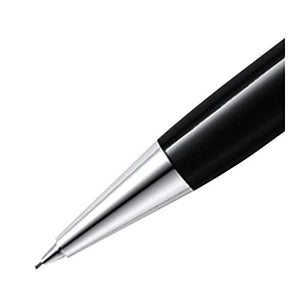 Mont Blanc 165-Meisterstuck Classique Platinum Mechanical Pencil, Black-0.5 (2867)