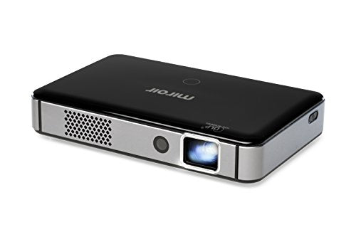 Miroir Smart HD Mini Projector M300A, Surge Series, Android OS with Native Apps Available, LED Lamp, Auto Focus,Built in Rechargeable Battery, HDMI Input and Wireless Input