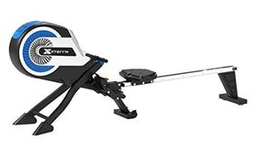 XTERRA Fitness ERG500 Air Turbine Rower, Silver/Black