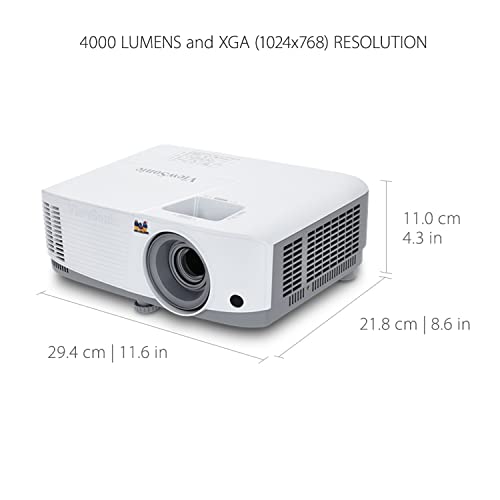 ViewSonic PG707X 4000 Lumens XGA Networkable DLP Projector