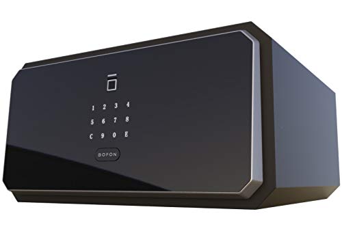 BOFON W-Series Security Box with Key, Safe Box,1.45 Cubic Fingerprint Password,Safety Boxes for Home,Pistol Safe
