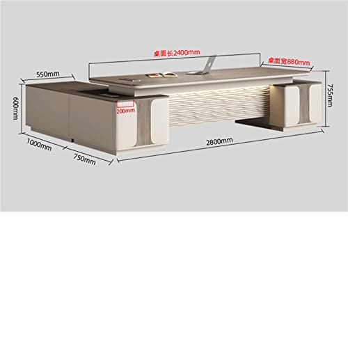 TAPIVA Luxury Executive Office Desk Set