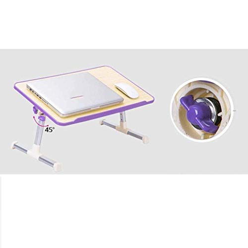 SFFZY Portable Computer Desk, Height Adjustable Laptop Computer Desk, Suitable for Dormitory Room University Bed Outdoor
