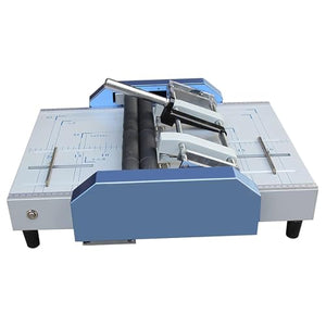 WIKINK Electric Paper Book Stapler Creaser - A3 A4 Saddle Stitch Flat-Clinch Automatic Binding Machine Folder Creasing - 5 Nail Positions