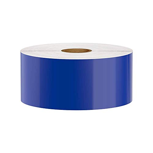 Premium Vinyl Label Tape for DuraLabel, LabelTac, VnM SignMaker, SafetyPro and Others, Blue, 2" x 150'