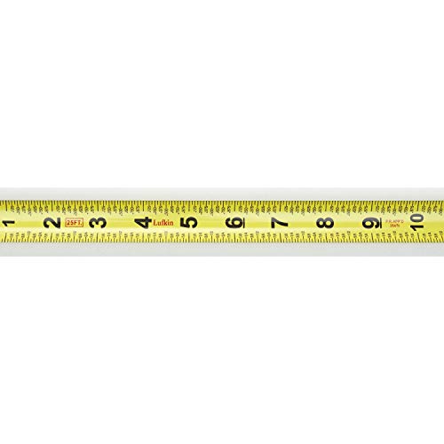 Crescent Lufkin 1" x 25' Hi-Viz Blue Quickread Yellow Clad Tape Measure - QRL625MP