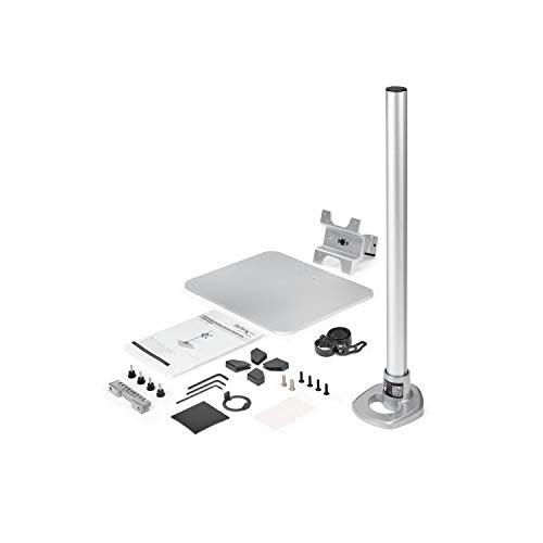 StarTech.com Single Monitor Stand - Adjustable - Supports Monitors 12'' to 34'' - Premium - Single Screen VESA Monitor Mount Stand - Silver (ARMPIVSTND)