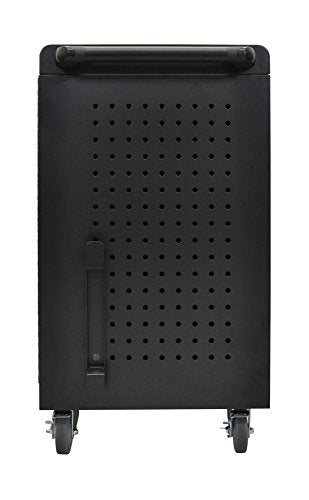 DMD Deluxe Mobile Charging and Storage Cart - Stores up to 30 Devices - Multiple iPad, Tablet, Laptop and Notebook Charging Station/Security Cabinet - Locking Cabinet with Set of Two Keys