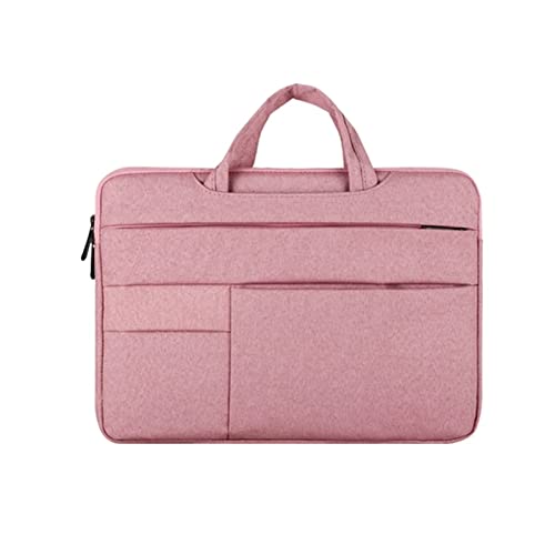 YLHXYPP Handbag Laptop Bag laptop bag Case Cover Notebook Accessory Women Men Briefcase (Color : Pink, Size : 12 Inch)