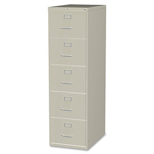 Lorell LLR48500 Commercial Grade Vertical File Cabinet, Light Gray