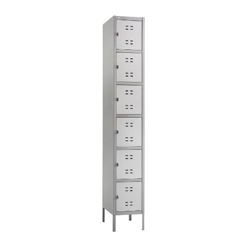 Safco Products 5524GR Six Tier Box Locker, Gray