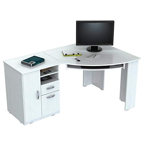 Inval ET-3415 Computer Desks, Laricina White