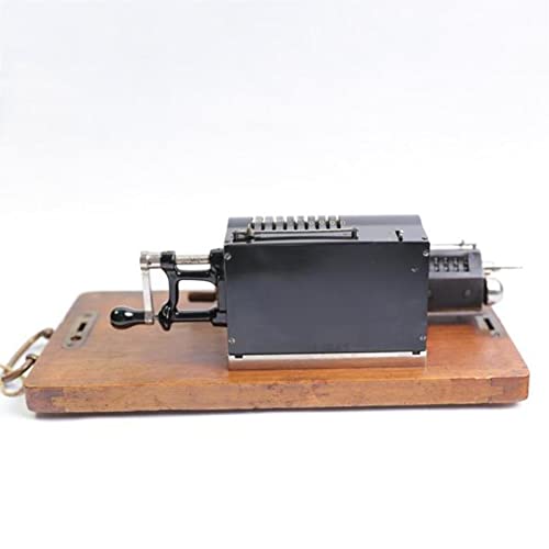Amdsoc Vintage Hand Crank Calculator with Original Wooden Box - Germany Early Last Century - 321613CM