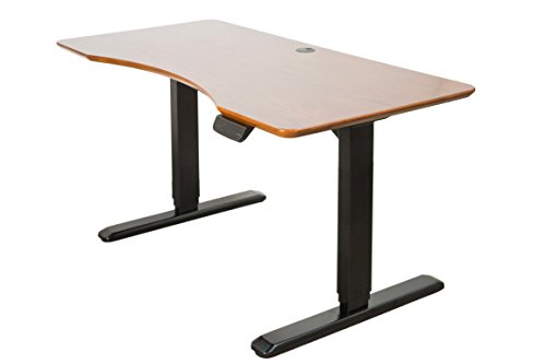 Canary Products ABC592BK Height Adjustable Electric Desk Frame w/Dual Motor, Tabletop Not Included, 50 Inch Max, Black
