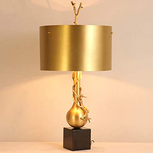 Raxinbang Luxury Designer All Copper Marble Desk Lamp 39x66cm