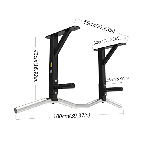 TYX Pull Up Bars Joist Mounted, Professional Stainless Steel Chin Up Bar for Ceiling Beam, Strength Training Equipment for Home Gym Workout,B