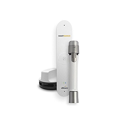 eBeam Smartmarker Complete - Interactive Digital Whiteboard - No Special Markers - Portable - Create a Digital Copy of your Whiteboard Notes - Comes with 4 Digital Markers: Black, Blue, Red, and Green