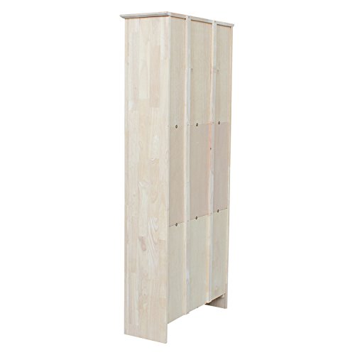International Concepts Shaker Bookcase, 72-Inch, Unfinished