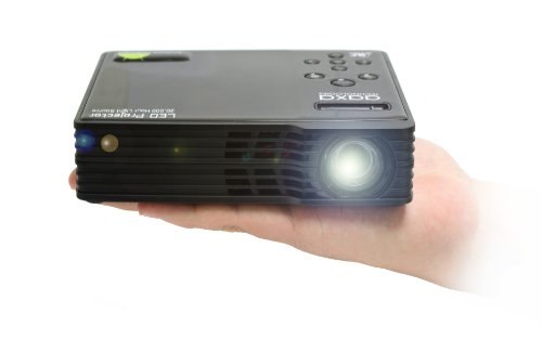 AAXA LED Android Pico/Micro Projector with LED, WXGA 1280x800 Resolution, 550 Lumens, Android OS, WiFi, Bluetooth, HDMI, VGA, 20,000 Hour LED Life, DLP Projector