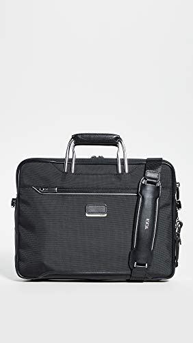 Tumi Men's Arrivé Hannover Slim Briefcase, Black, One Size