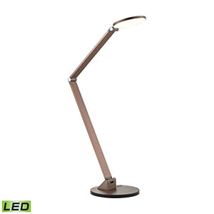 Elk Lighting DLL300-95-85 Dimond Lighting Cobra LED Desk Lamp, 7" x 10" x 19", Rose Gold