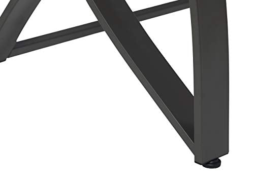 SD STUDIO DESIGNS Futura Luxe Drafting Craft Table, 35" Wide Angle Adjustable Top, Pewter Grey/Clear Glass