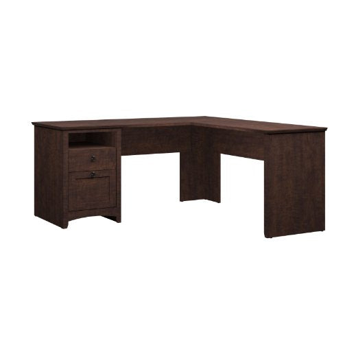 Buena Vista L Shaped Desk with 2 Drawer File Cabinet