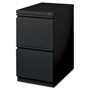 Lorell Mobile Pedestal File, F/F, Black, LLR 49524