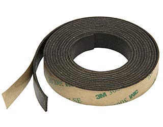 3M 3M11626 Black Expantrol 1/16" x 1/2" x 50' Flexible Intumescent Strip