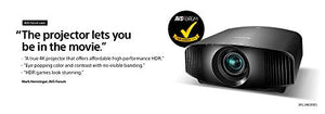 Sony Home Theater Projector VPL-VW295ES: Full 4K HDR Video Projector for TV, Movies and Gaming - Home Cinema Projector with 1,500 Lumens for Brightness and 3 SXRD Imagers for Crisp, Rich Color