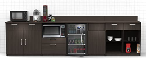 BREAKtime Espresso Buffet Model 3303 4 Piece Lunch Room Furniture Group