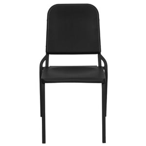 Flash Furniture 5 Pk. HERCULES Series Black High Density Stackable Melody Band/Music Chair