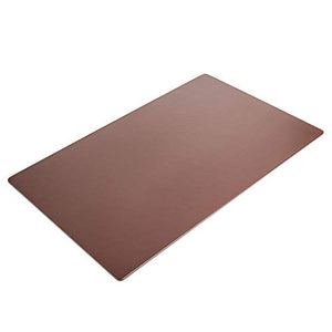 Dacasso Chocolate Brown Leather Desk Mat, 30-Inch by 19-Inch
