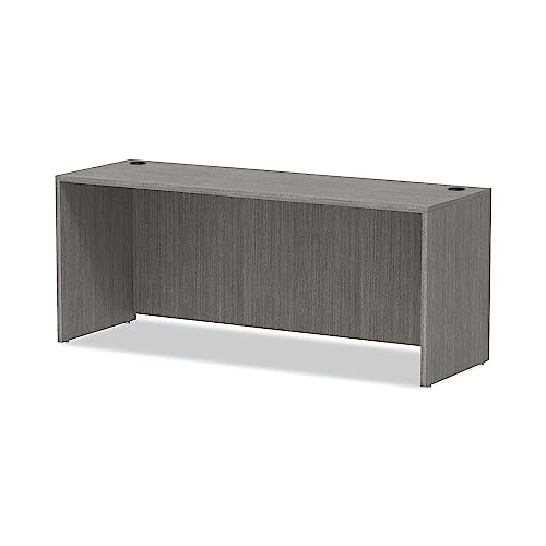Alera Valencia Series Credenza Shell, 70.88w x 23.63d x 29.5h, Gray by Alera