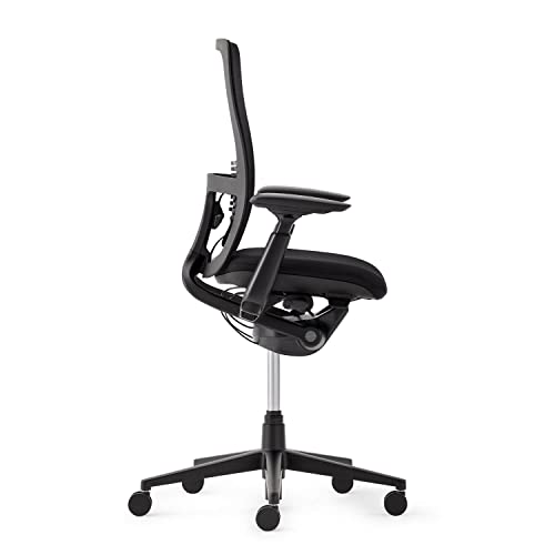 Haworth Zody Dual Posture Mesh Office Chair with Forward Tilt Option and Lumbar Support (Coal)