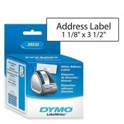 DYMO 30252 LabelWriter Adhesive White Address Labels (Pack of 10) For use with LabelWriter 450, LabelWriter 450 Turbo and LabelWriter 450 Twin Turbo Address Labels; Direct Thermal Printing Process