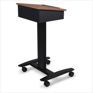 Balt Lumina Mobile Lectern 27574 Podium, Cherry/Black