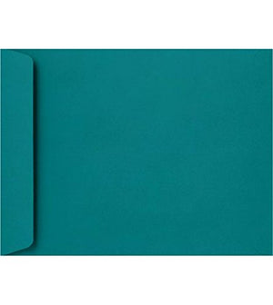 10 x 13 Open End Envelopes - Teal (500 Qty.) | Perfect for Tax Season, Important Documents, Letters, Invoices or Statements | EX4897-25-500