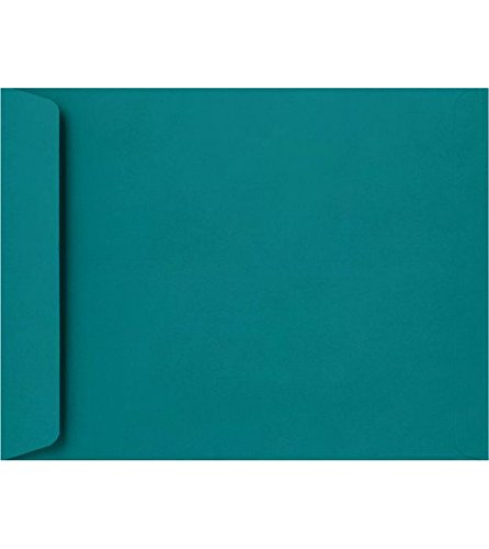 10 x 13 Open End Envelopes - Teal (500 Qty.) | Perfect for Tax Season, Important Documents, Letters, Invoices or Statements | EX4897-25-500