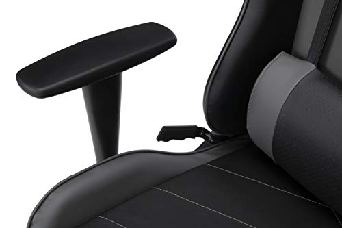 OFM ESS Collection High Back PU Leather Gaming Chair, Grey