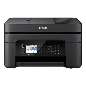 Epson Workforce WF-2850 All-in-One Wireless Color Inkjet Printer for Home Office, Black - Print Scan Copy Fax - 10 ppm, 5760 x 1440 dpi, 8.5 x 14, Auto 2-Sided Printing, 30-Sheet ADF, Voice-Activated