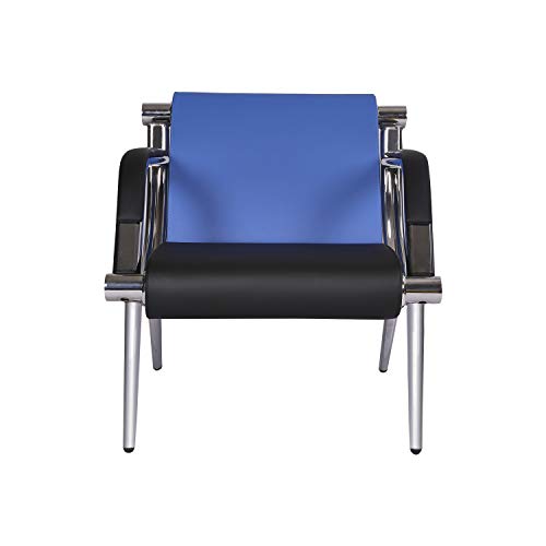 Kintness Office Reception Chair Set PU Leather Waiting Room Bench Visitor Guest Sofa Airport Salon Barber Office Waiting Chair Bank Hall Clinic Chair