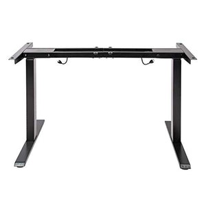 TOPSKY Dual Motor Electric Adjustable Standing Computer Desk for Home and Office (Black Frame only)