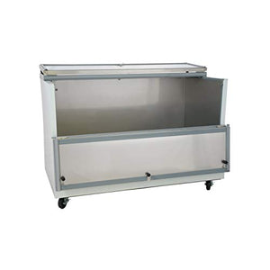 PEAK COLD School Cafeteria Milk Crate Cooler and Refrigerator - 12 Crate Capacity
