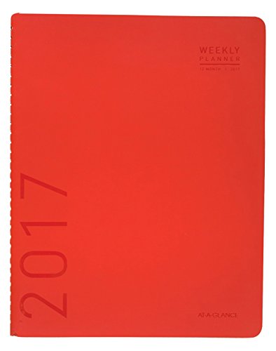 AT-A-GLANCE Weekly / Monthly Appointment Book / Planner 2017, 8-1/4 x 10-7/8", Contempo Fashion, Color Selected For You May Vary (70-940X-00)
